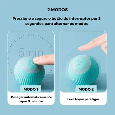 Bolinha Inteligente Elétrica para Gatos